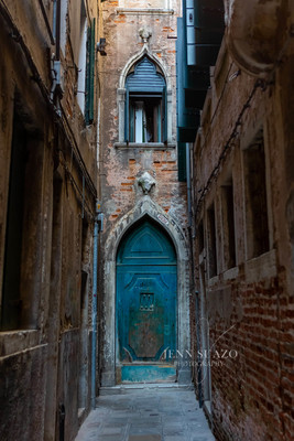The Venezian Blue Door